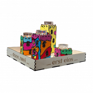 Adventskranz bunt und bsonders