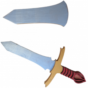 Holzschwert zum selbst Bemalen