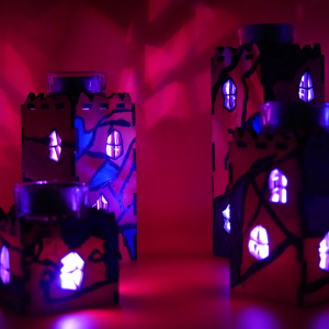 Adventskranz bunt und bsonders